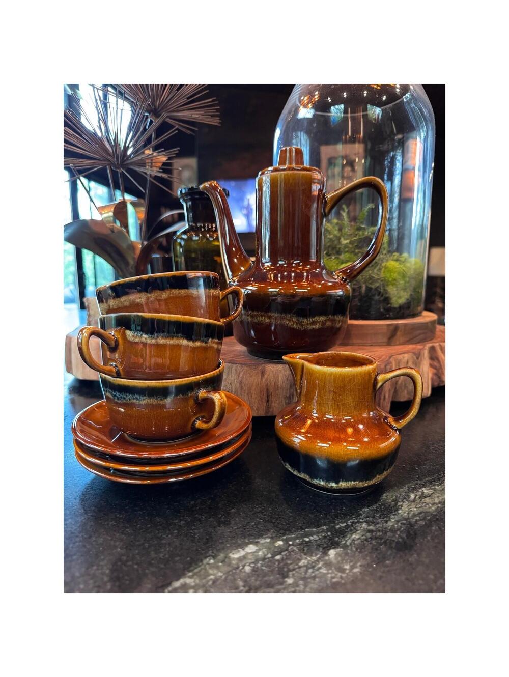 Vintage Mirostowice "Agat" Coffee Pot Set